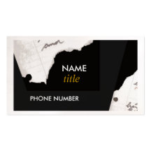 Business Card-Torn Edges
