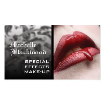 Business Cards For Special Effects Make-Up Artists