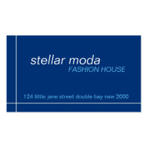 business cards > stellar moda [navy+blue]