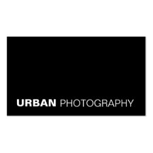 business cards > urban photography  [black]