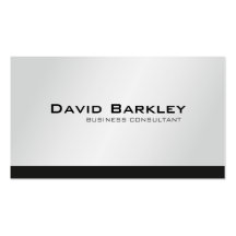 Business Consultant - Business Cards