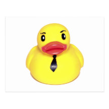 Business Duck Post Card