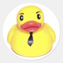 Business Duck Sticker