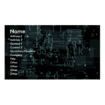 business_letters business card template