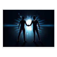Business opportunity concept post card