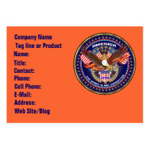 Business Patriotic American 2 View Notes Please Business Card Templates