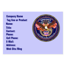 Business Patriotic American 2 View Notes Please Business Card Templates