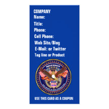 Business Patriotic  Photo Card View Notes Please