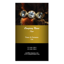 Business profile jeweller jewelery diamond business card template