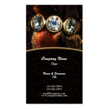 Business profile jeweller jewelery diamond custom business cards