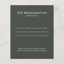 BUSINESS PROMOTIONAL FLYER simply smart grey