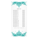 Business Rate Card - Toile Damask Swirl Floral Customized Rack Card
