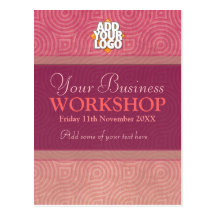 Business Seminar Workshop Invitation template Post Card