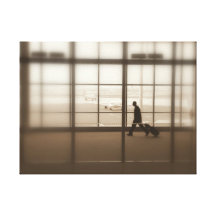 Business Slave Sepia Gallery Wrapped Canvas