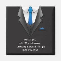 Businessman Suit Magnet