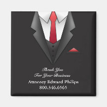 Businessman Suit Magnet