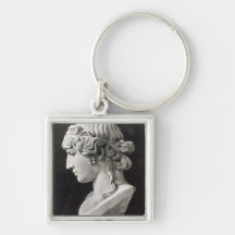 Bust of Antinous  called 'Antinous Mondragone' Keychains