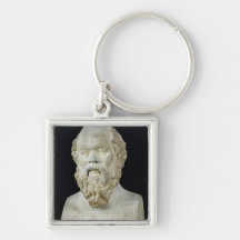 Bust of Socrates Key Chain