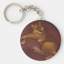 Buster Wolf Keyring Keychain