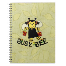 Busy Bee Spiral Notebooks