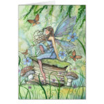 Busy Garden Fairy Greeting Card