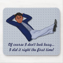 Busy Man Mousemat