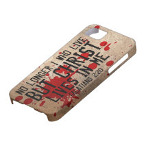 but Christ lives in me bible verse iphone 5 case
