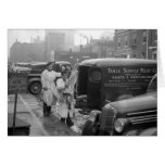 Butcher Shop Boys, 1938 Greeting Card