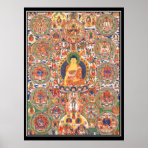 Buthanese Complete Mandala  Poster