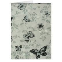 Butter fly Crazy Greeting Cards