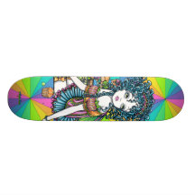 "Buttercup" Rainbow Cup Cake Fairy Skateboard