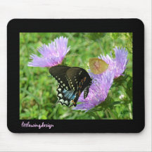 Butterflies and Blooms Mouse Mat