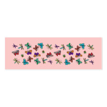 Butterflies Bookmark Business Card Templates