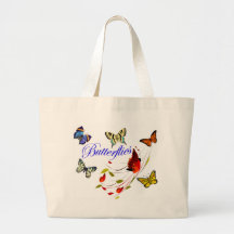 Butterflies Canvas Bags