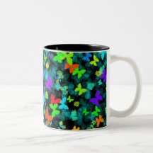 'Butterflies' Coffee Mugs