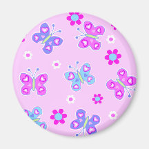 butterflies fridge magnet