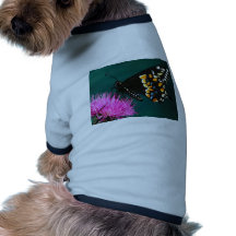 butterflies gathering dog t shirt