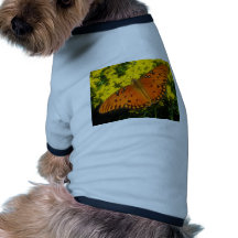 butterflies gulf fritillary dog shirt
