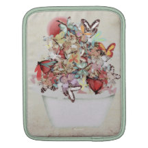 Butterflies Icecream Rickshaw Sleeve Sleeves For iPads