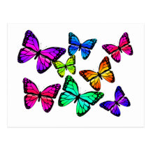 Butterflies Postcard