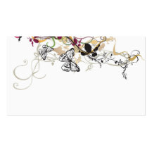 Butterflies Profile Card Business Card