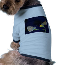 butterflies spring fling dog tee shirt