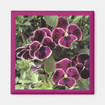 Butterfly and Flower Bouquet Refrigerator Magnets
