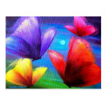 Butterfly Art Painting - Multi Post Cards