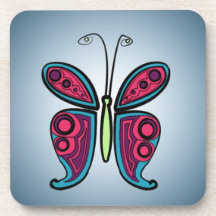 Butterfly Beverage Coaster