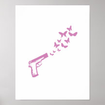 BUTTERFLY BULLETS (PINK) POSTERS