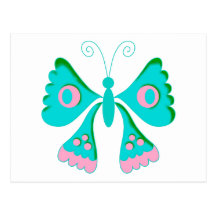 Butterfly Butterflies  Kids Stuff Postcard