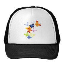 Butterfly Butterflies Mesh Hats