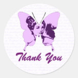 Butterfly Collage Thank You Sticker