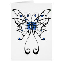 Butterfly Dance Card